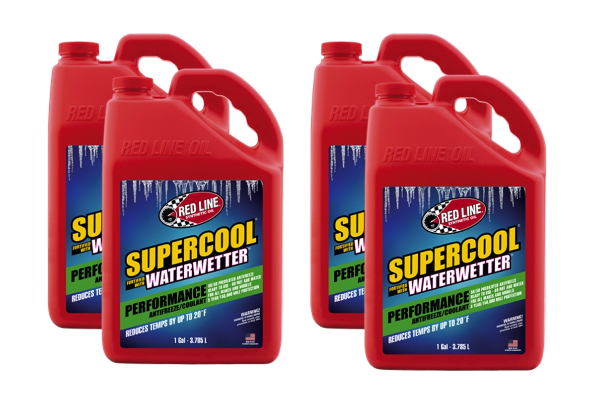 RED81255 1 gal Supercool Performance Coolant - Set of 4
