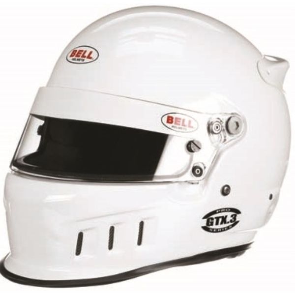 Picture of Bell Helmets BEL1314A03 7.375 GTX3 SA2020 FIA8859 Helmet&#44; White