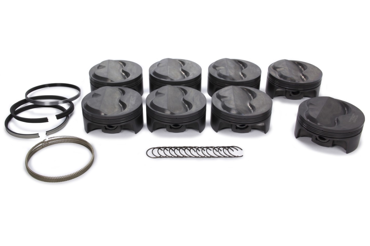SBC PowerPak Domed Piston Set - 4.125 Bore