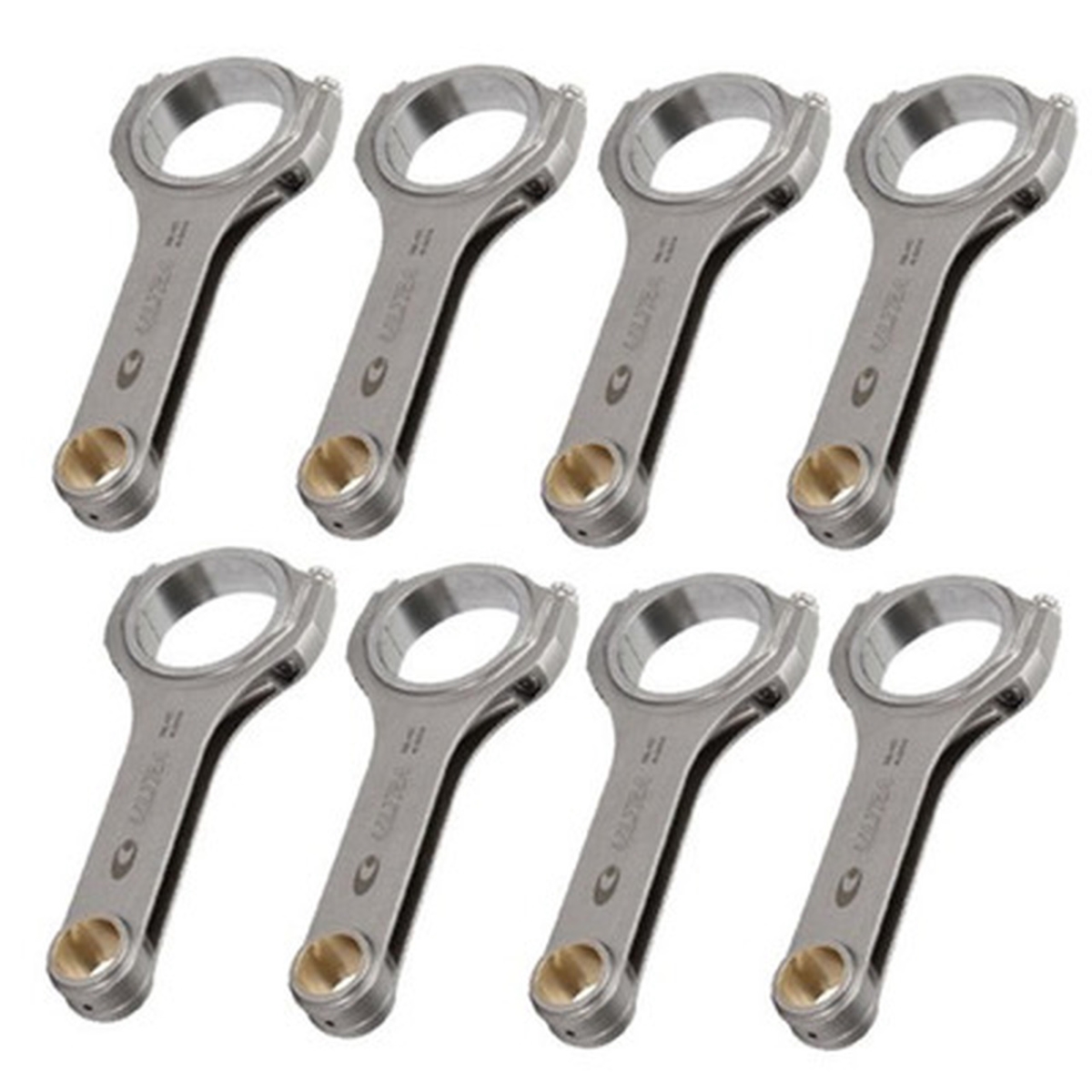 Picture of Callies CALU19135 6 in. XD H-Beam 4330 Forged Rod Set for Small Block Chevrolet