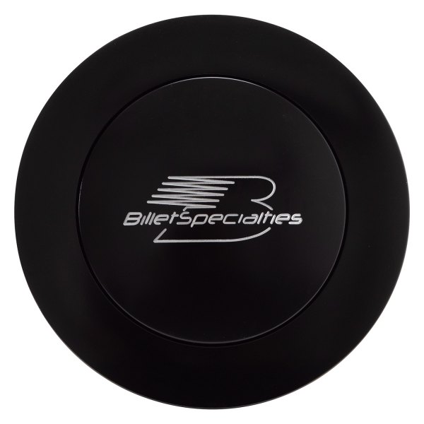 BSPBLK32625 Billet Style Anodized Horn Button, Black
