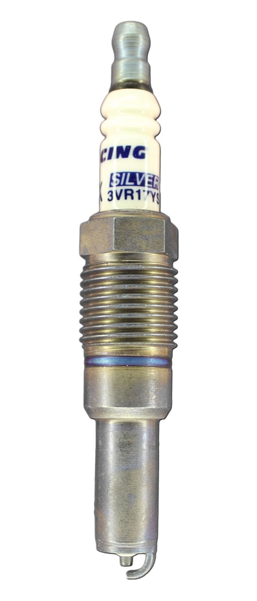 Silver Racing Spark Plug with Tapered Seat, 16 mm Thread - 22 mm Reach