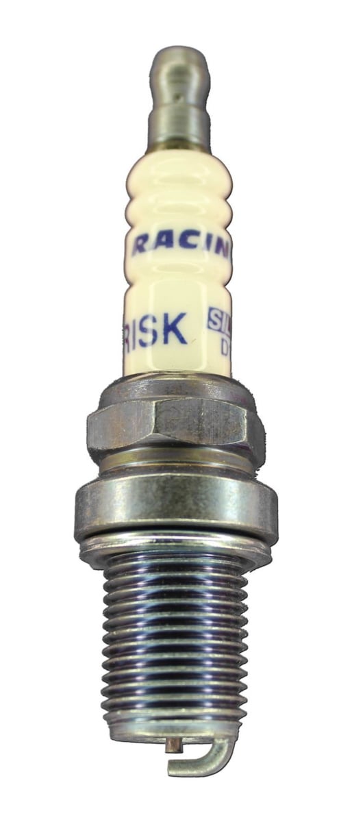 BSKD12S Silver Racing Spark Plug with Gasket Seat, 14 mm Thread - 19 mm Reach