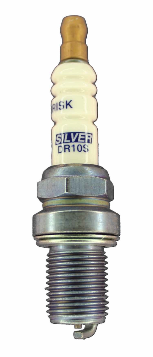 BSKDR10S Silver Racing Spark Plug with Gasket Seat, 14 mm Thread - 19 mm Reach