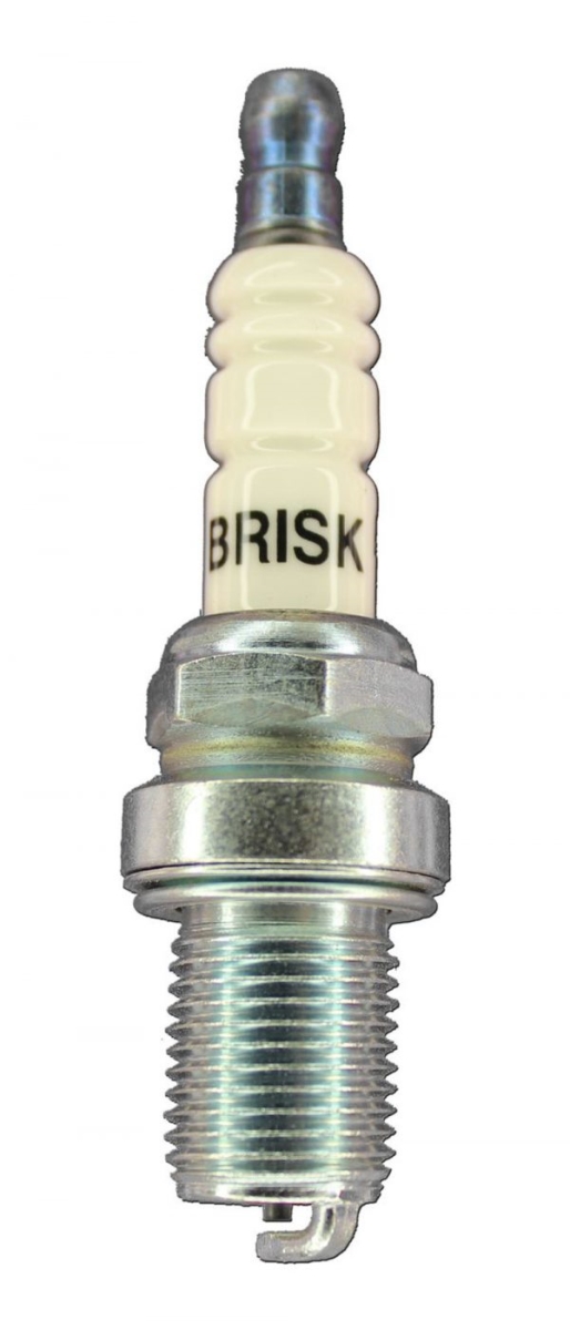 Silver Racing Spark Plug with Gasket Seat, 14 mm Thread - 19 mm Reach