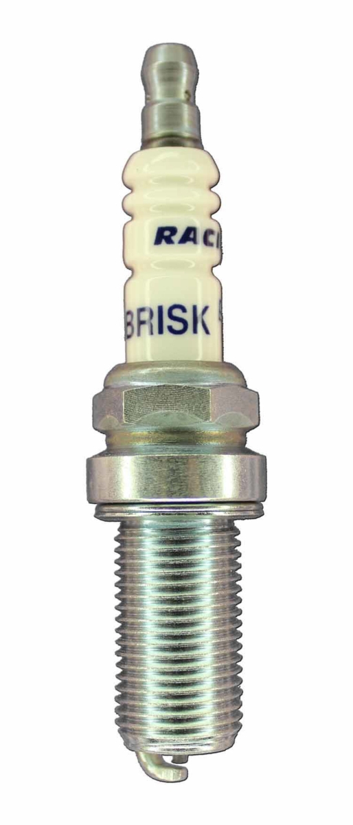 Silver Racing Spark Plug with Gasket Seat, 14 mm Thread - 26.5 mm Reach