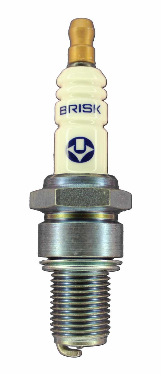 Silver Racing Spark Plug with Gasket Seat, 14 mm Thread - 19 mm Reach