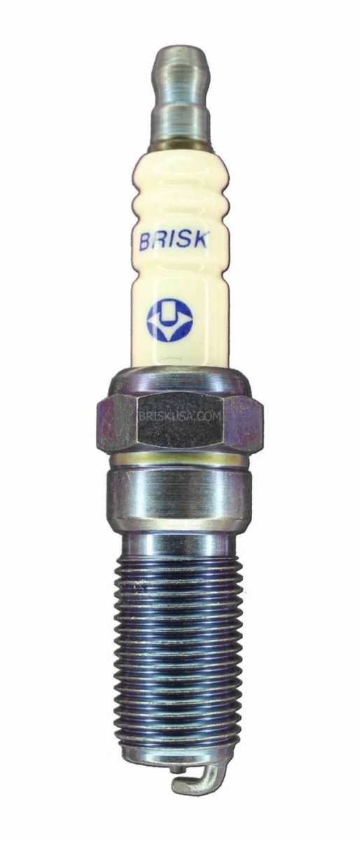 Silver Racing Spark Plug with Tapered Seat, 14 mm Thread - 25 mm Reach