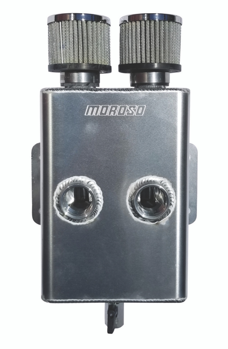 Moroso MOR85391 Breather Tank with 2 16An Female Inlets