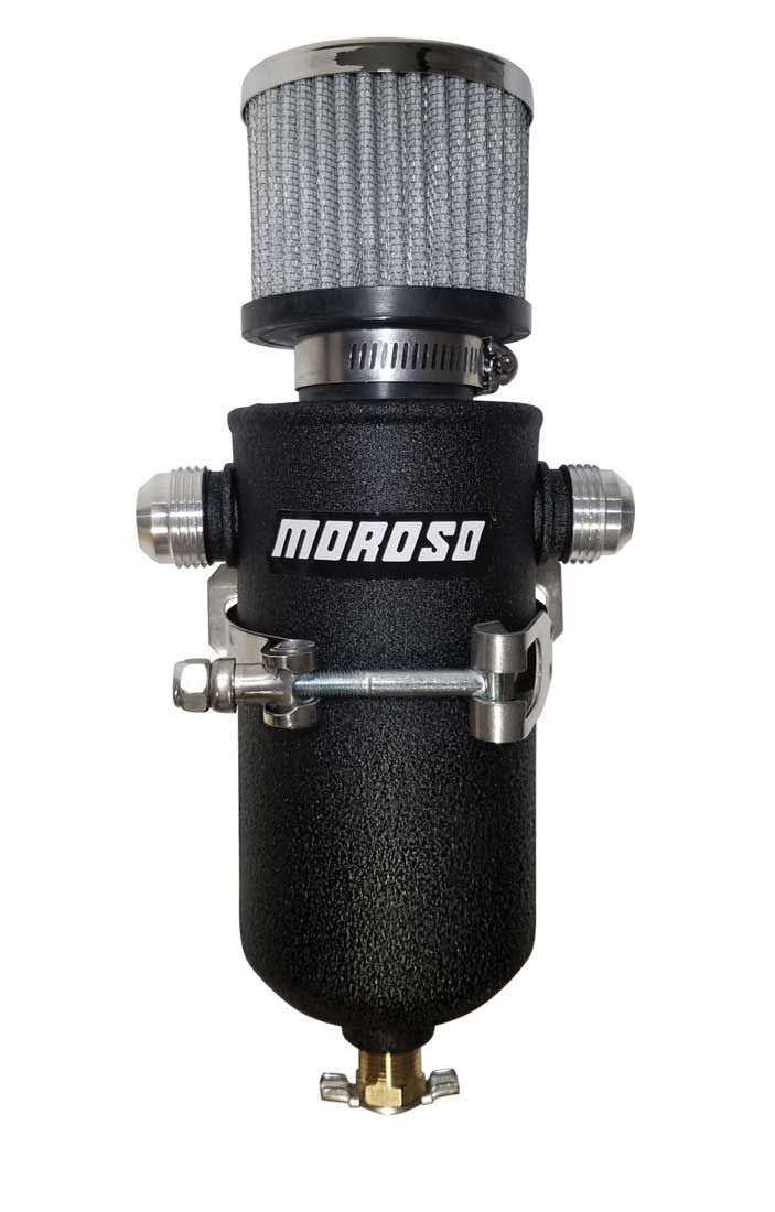 Remote Breather Tank with 2 - 10AN Fitting