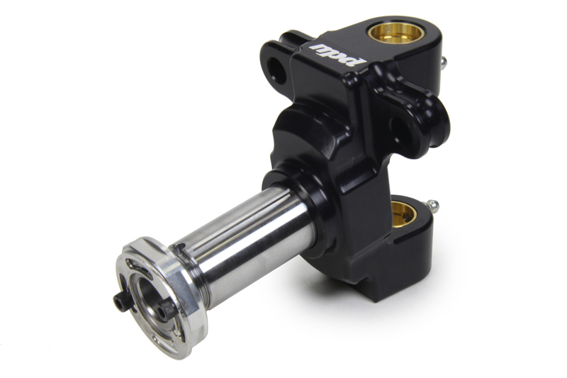 Midget Billet Spindle RH 2 Ear Steel Shaft, Black