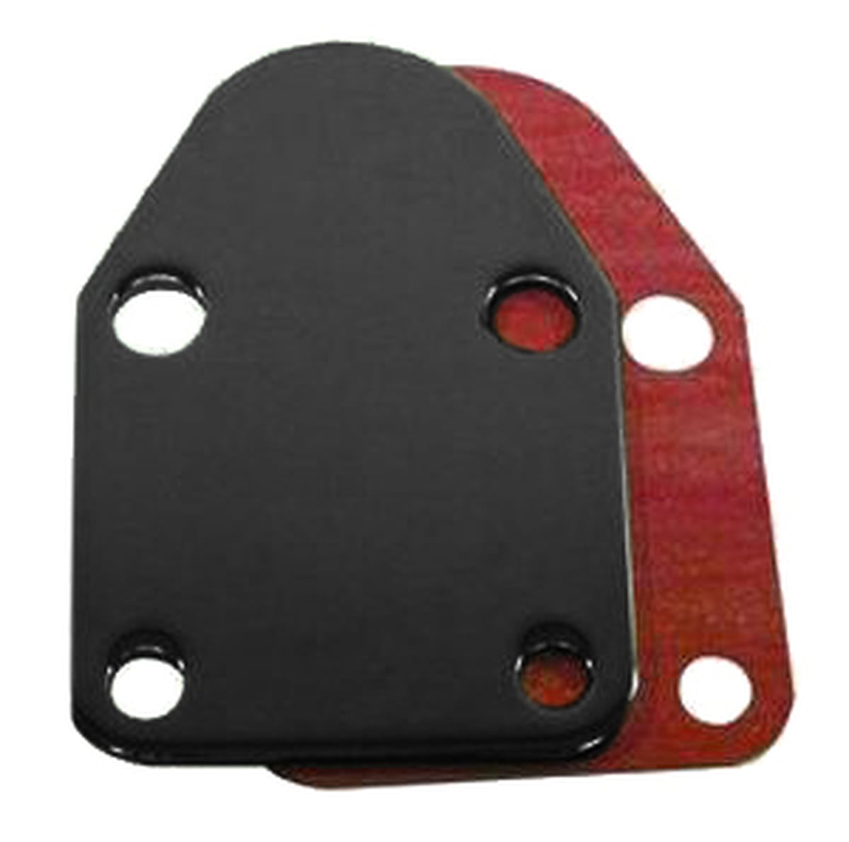 S-B Chevy Fuel Pump Blockk Off Plate with Gasket
