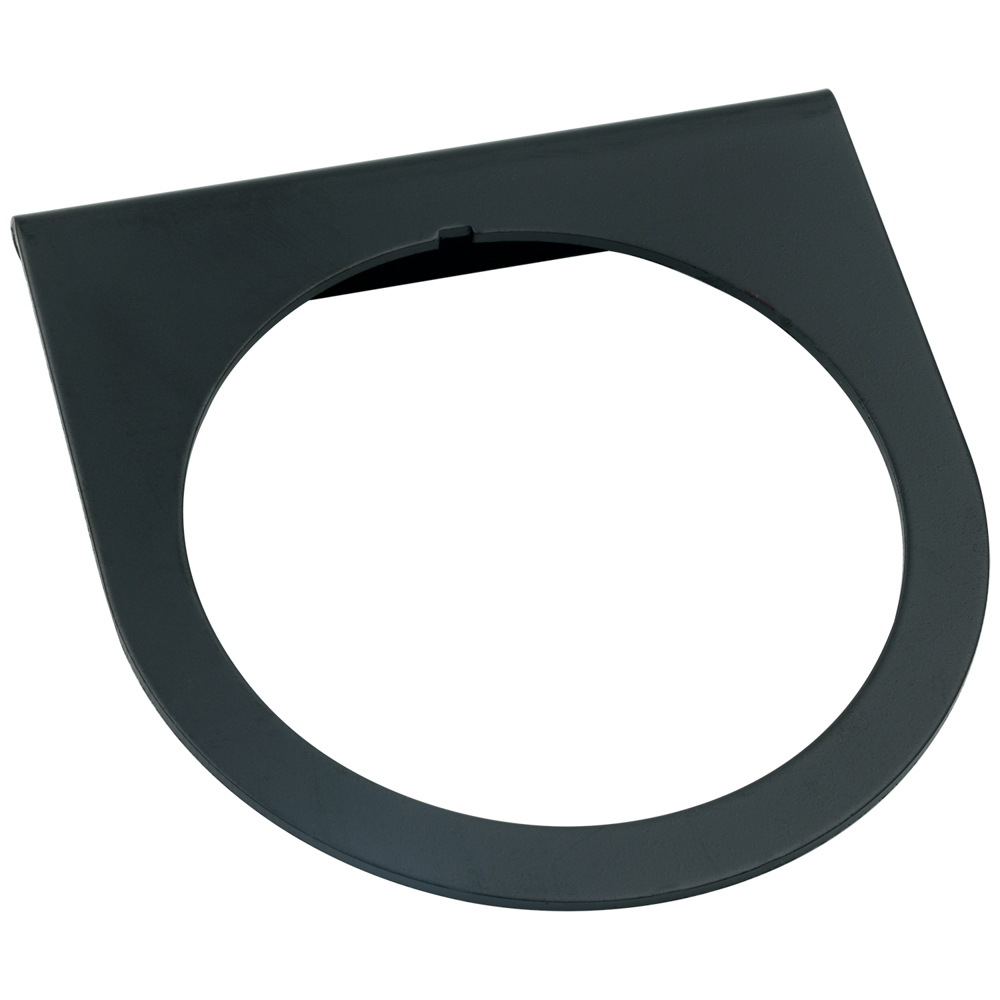 2.62 in. Single Gauge Mount Panel - Black