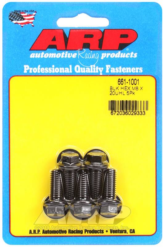 8 mm x 1.25 in. x 20 mm 6-Point Bolt Kit - Pack of 5
