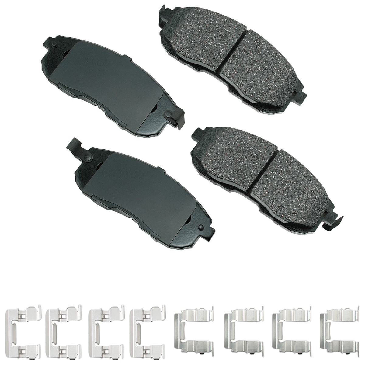 AKEACT815A ProAct Front Ultra-Premium Brake Pads for 2001-2018 Infiniti Nissan - Set of 4