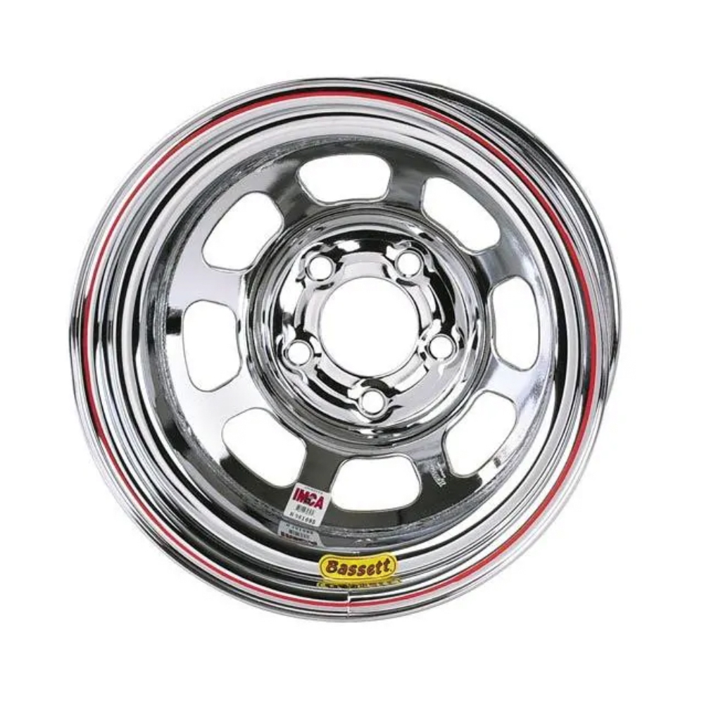 3 in. Backspace & 4 x 100 mm Bolt Pattern D-Hole Wheel Rim, Chrome - 14 x 7 in.