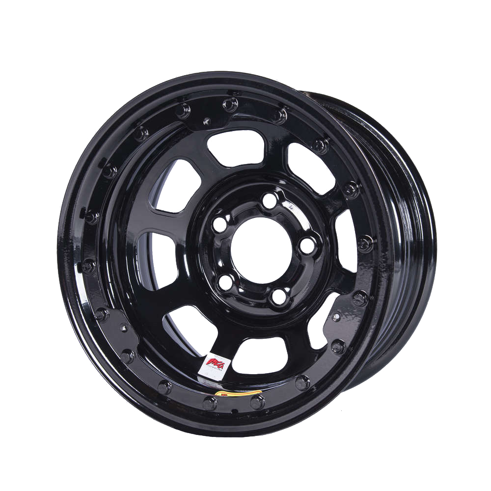 4.75 in. 15 x 8, 5 x 5 IMCA B & Lock BS Wheel, Black