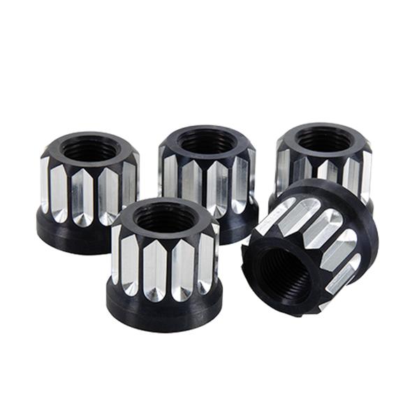 0.62 in. - 18 Race Lug Nuts - Pack of 5