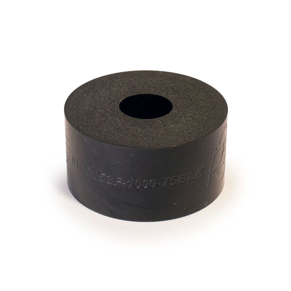 2 x 0.50 in. & 1 in. Bump Rubber, Black