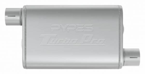 3 in. Turbo Pro in & Out Offset Muffler, Natural