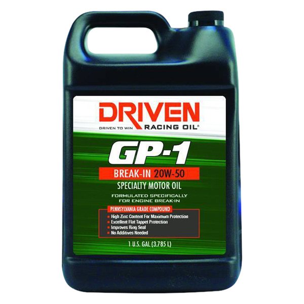 Picture of Driven Racing Oil JGP19556 1 gal GP-1 20W50 Conventional Break-in Oil