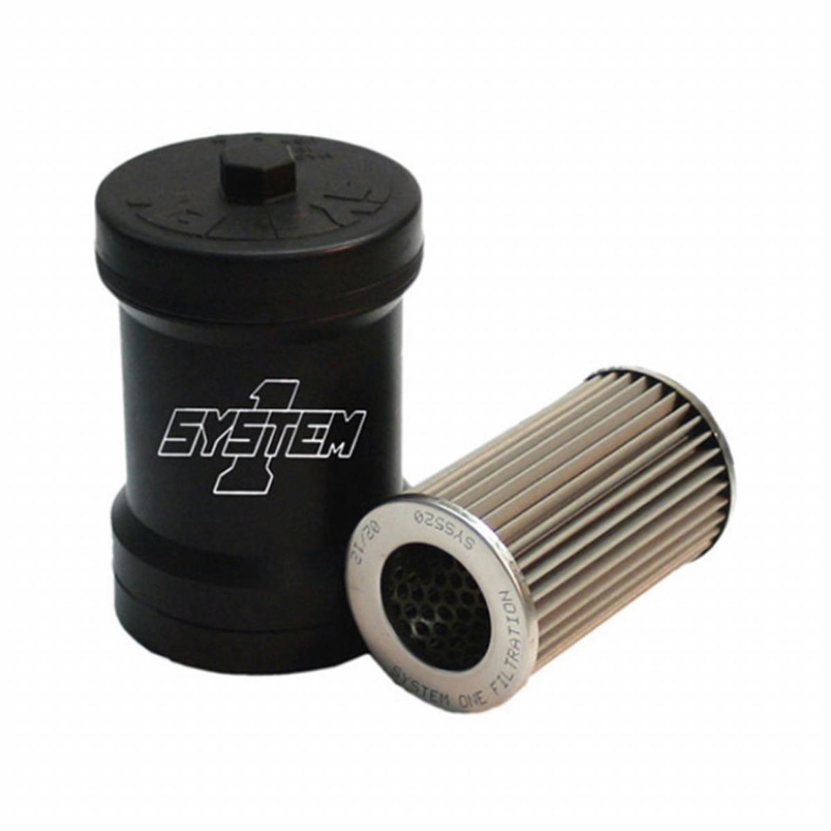 SYS209-510B Stainless Steel Mesh Billet Fuel Filter Element - 10 Micron
