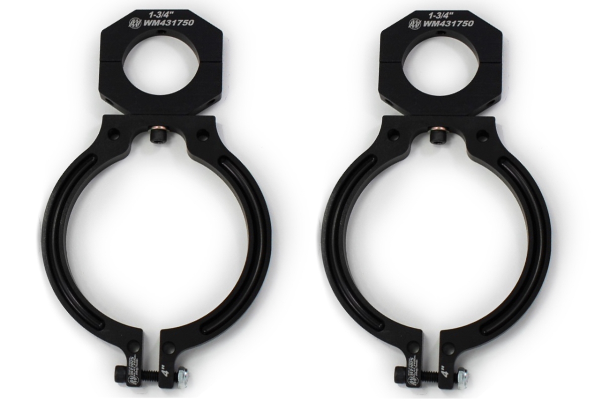 Mount Fire Bottle 4 in. Inlet Diameter 1.75 in. Outlet Diameter Tube Mount, Set of 2