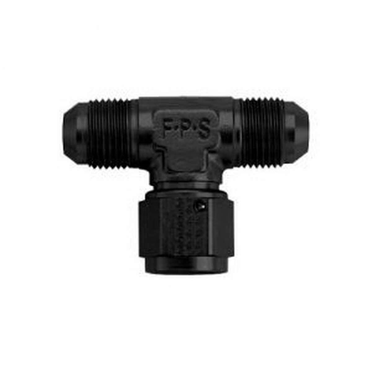 No.12 Female Swivel On Side Tee Adapter, Black