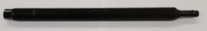 1 & 12 in. 8 UNC 1 Swivel Cup Screw Jack, Black