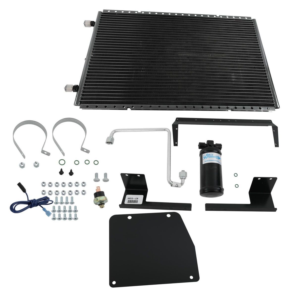 Condensor with Drier Kit, Black