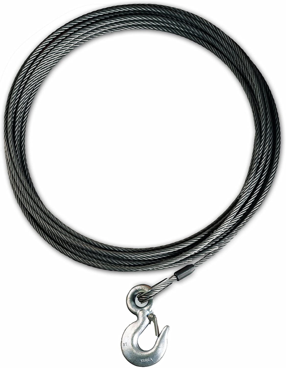 Warn WAR24891 0.25 x 50 in. Wire Rope Assembly