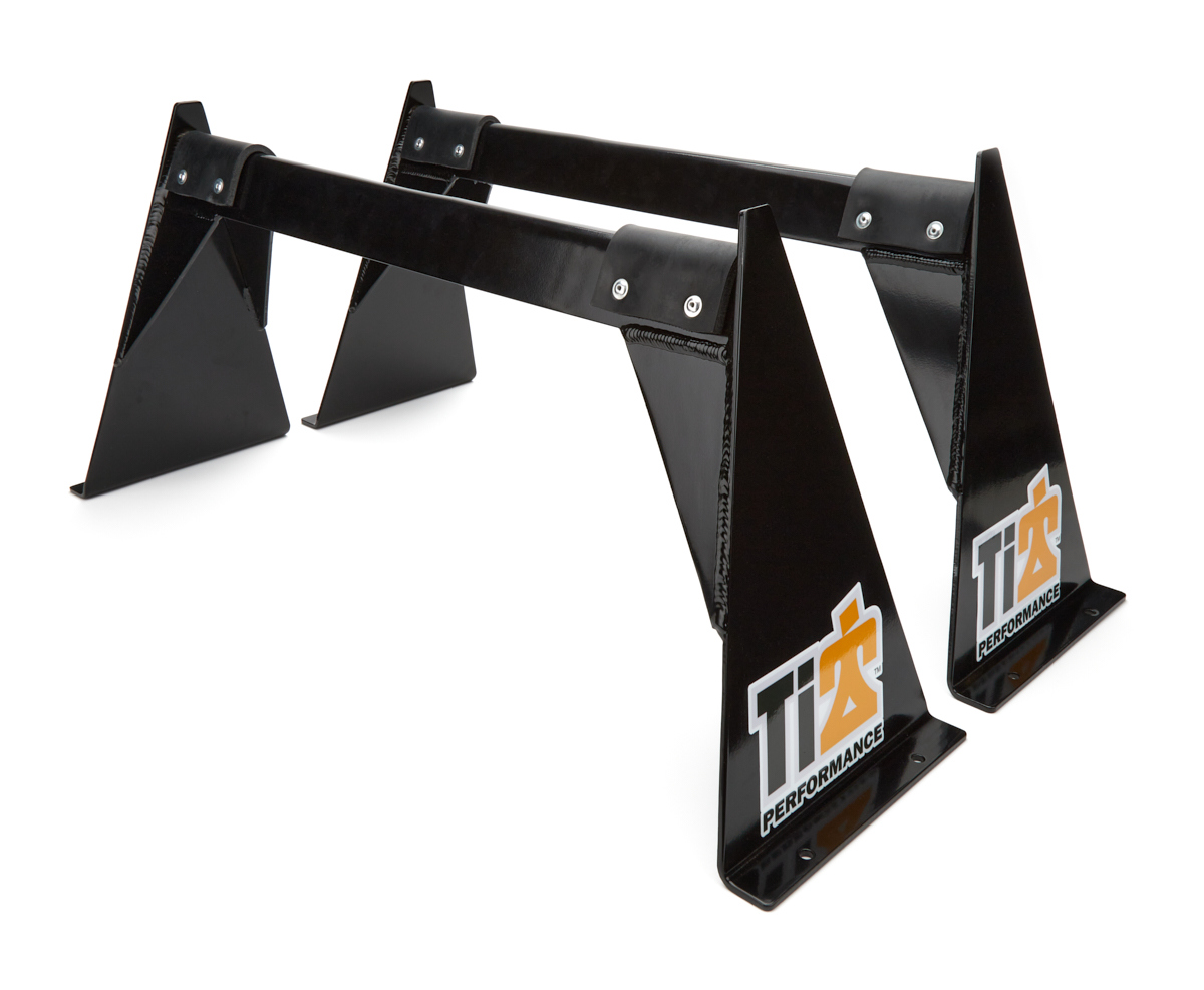 13-19 in. Frame Pit Stands for Sprint or Mini Sprint, Black - Set of 2