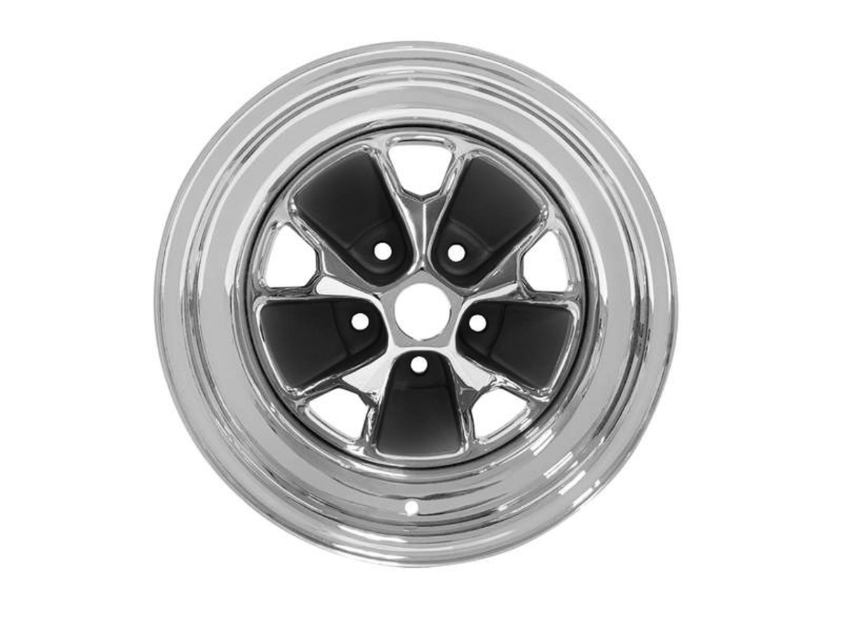 14 x 7 in. Mustang Styled Steel Wheel, Charcoal