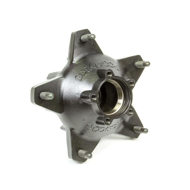 Rear Wide 5 Starlite 55 5 Long Stud Wheel Hub - Bolt Long Stud, Black