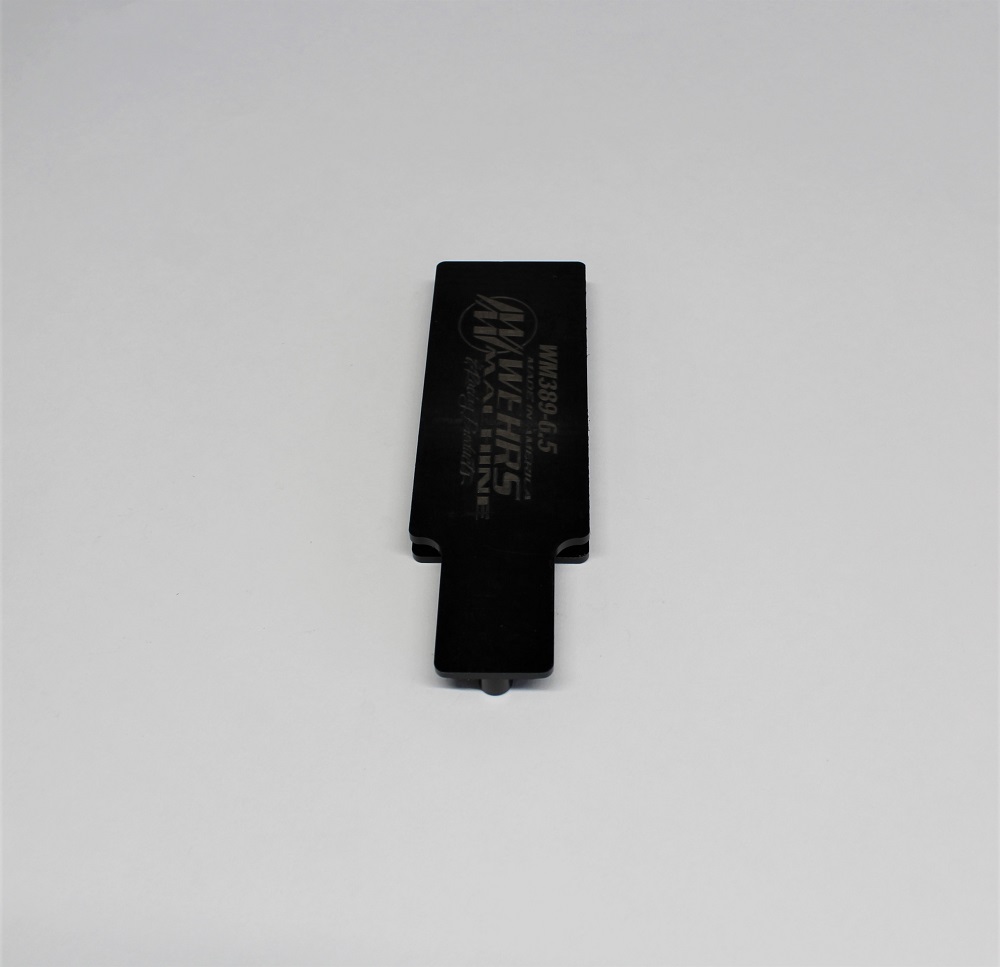 6.5 in. Insert Spoiler Tech Slot, Black