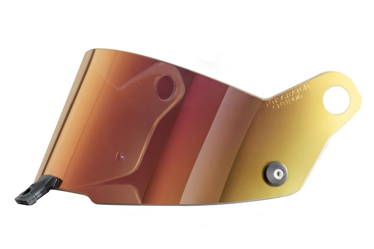 Iridium ST5 Helmet Visor, Dark Red