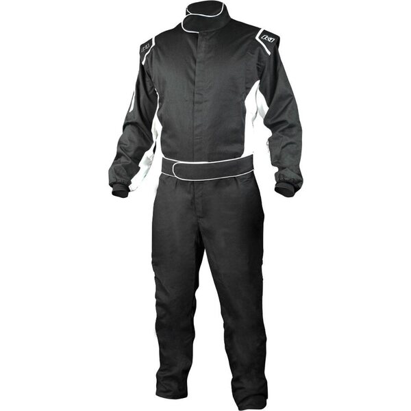 K1R20-CHL-NW-S Black Challenger Suit with SFI 3.2A-1 - Small