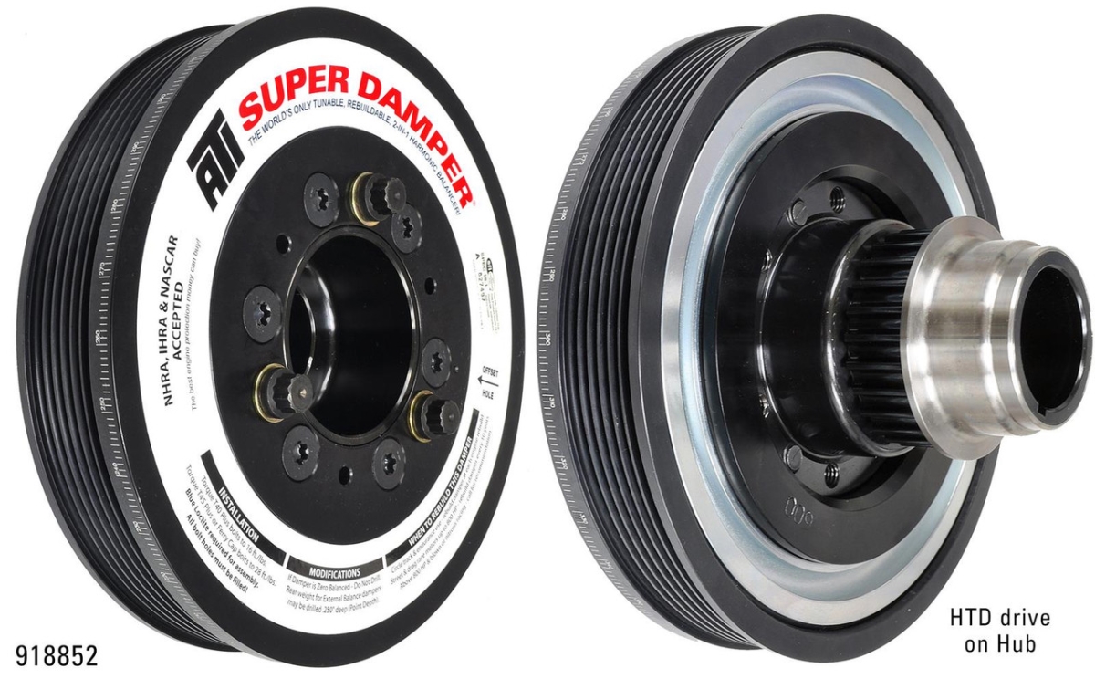 7.48 in. Super Damper - Black Zinc Chromate