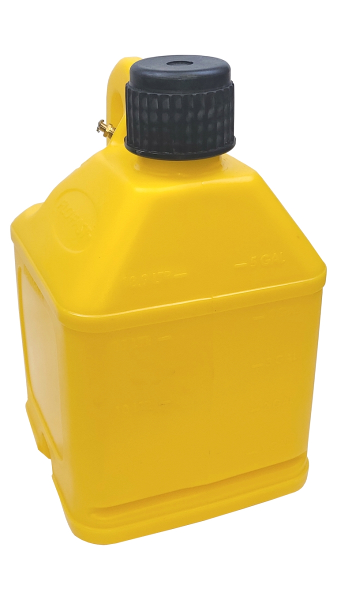 Flo-Fast FLF50104 5 gal Stackable Utility Container, Yellow