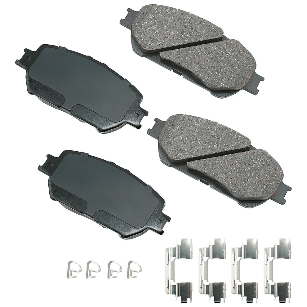 AKEACT908A Pro-Act Ultra-Premium Ceramic Front Disc Brake Pads for 2002-2006 Toyota Camry
