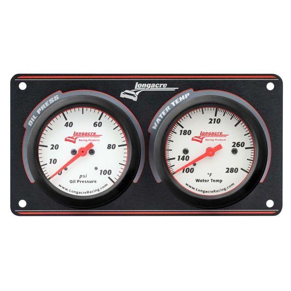 Sportsmen Oil Pressure & Water Temperature Gauge Panel