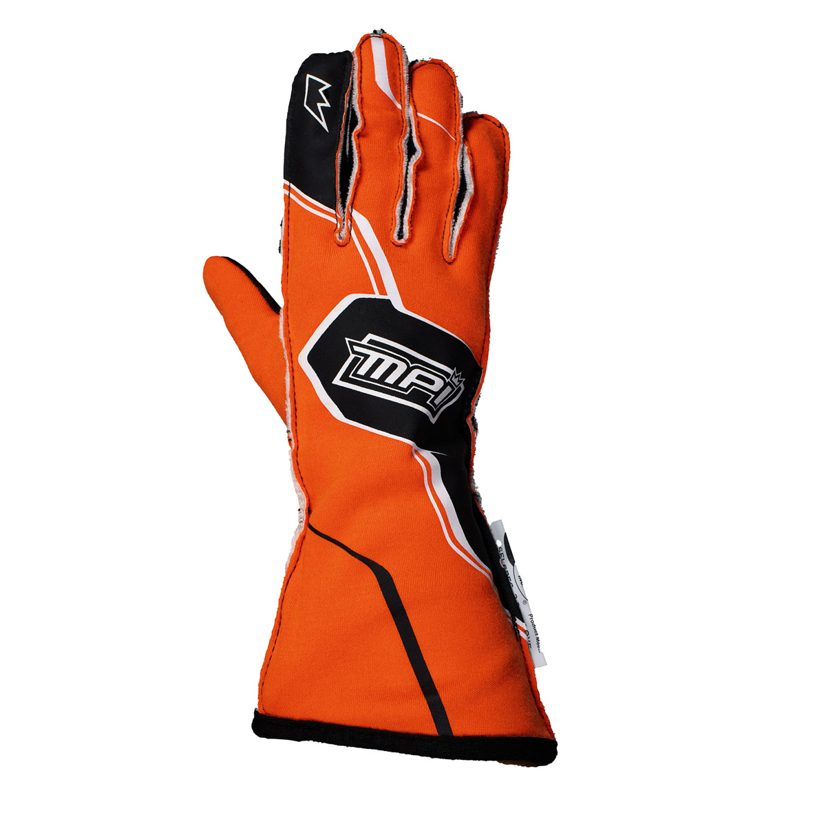 MPIMPI-GL-O-L Racing Driving Gloves, Black & Orange - Large