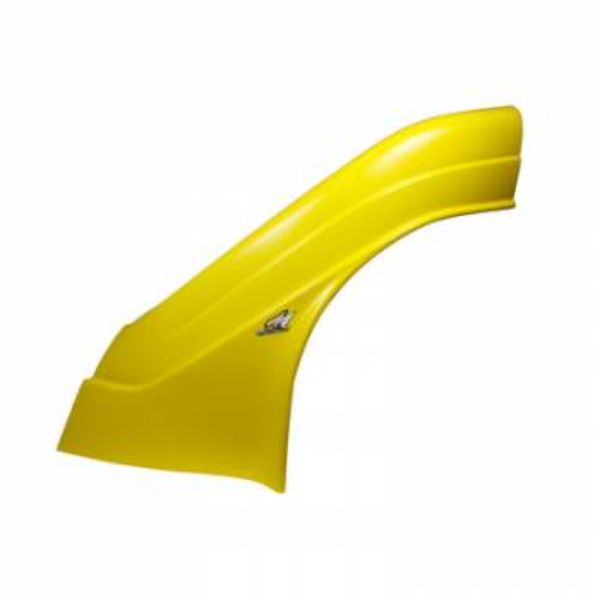 FIV32004-23351-FYL MD3 Evolution 2 Dirt Late Model Left Lower Fender, Yellow