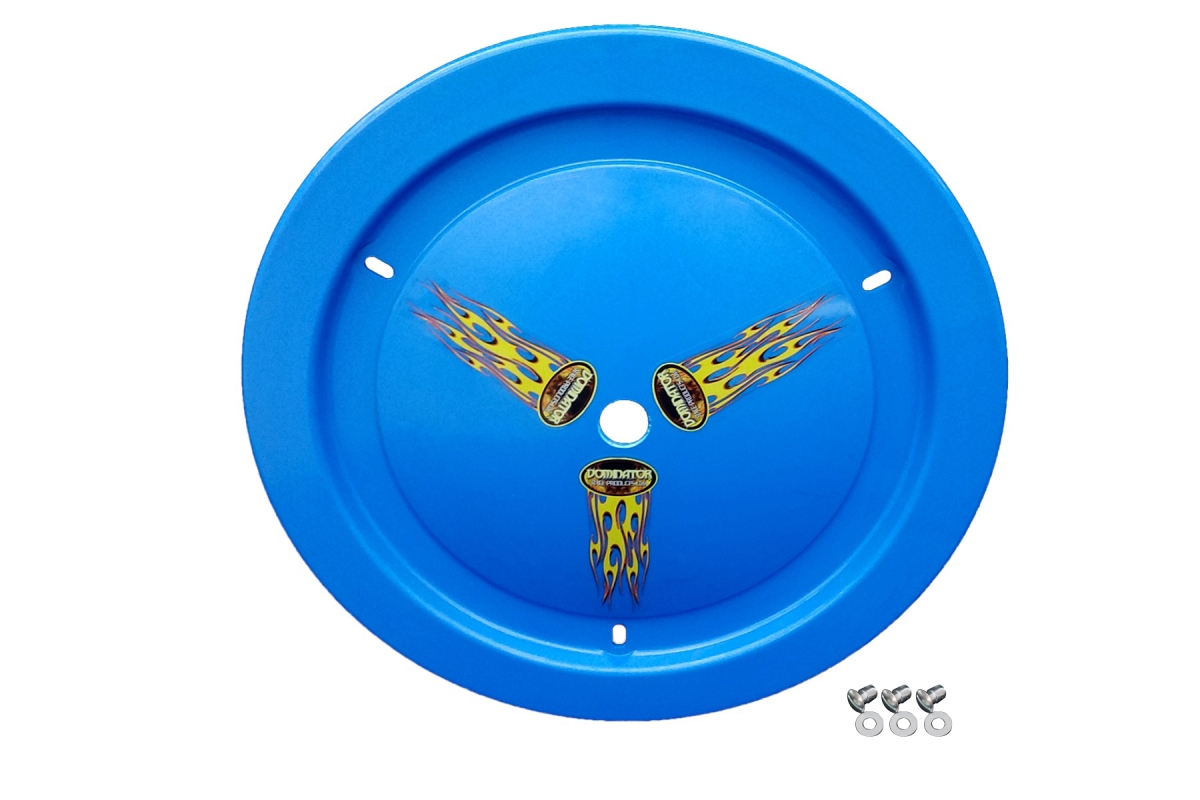 DOM1012-D-BL Dzus-On Wheel Cover, Blue