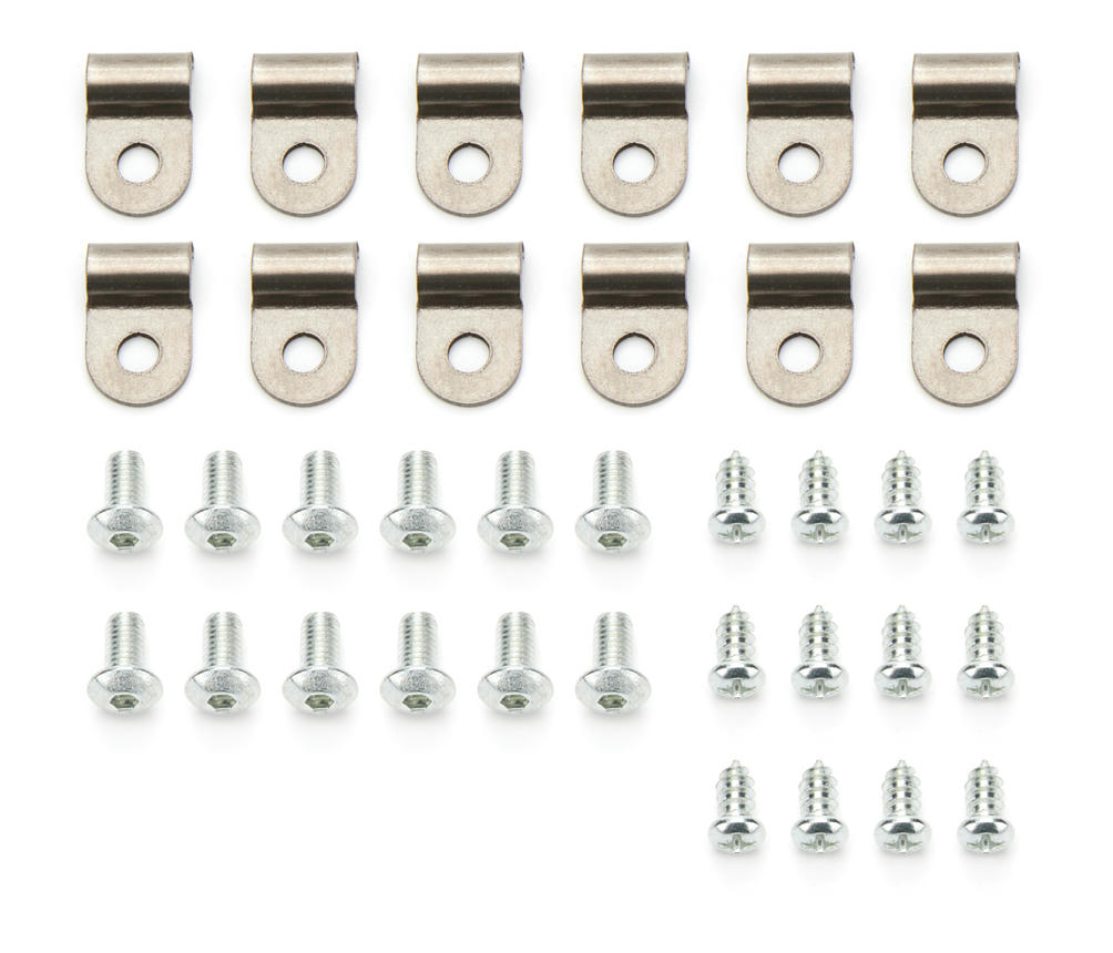 0.1875 in. Stainless Steel Single Line Clamps, Pack of 12