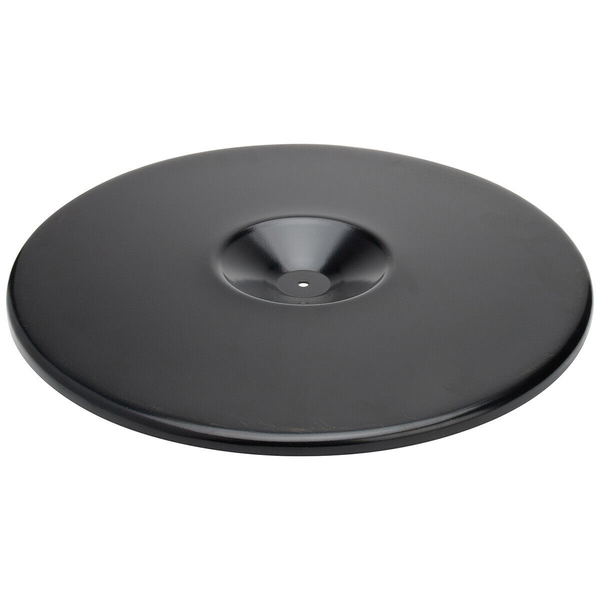 14 in. Flat Air Cleaner Top Only, Black
