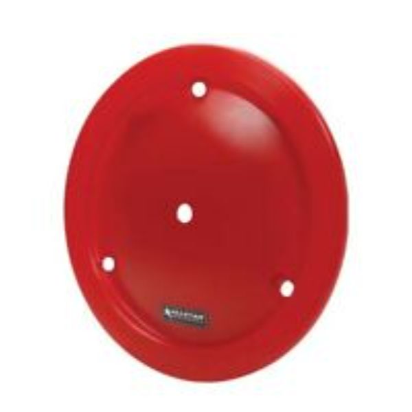 No Hardware Wheel Cover, Red
