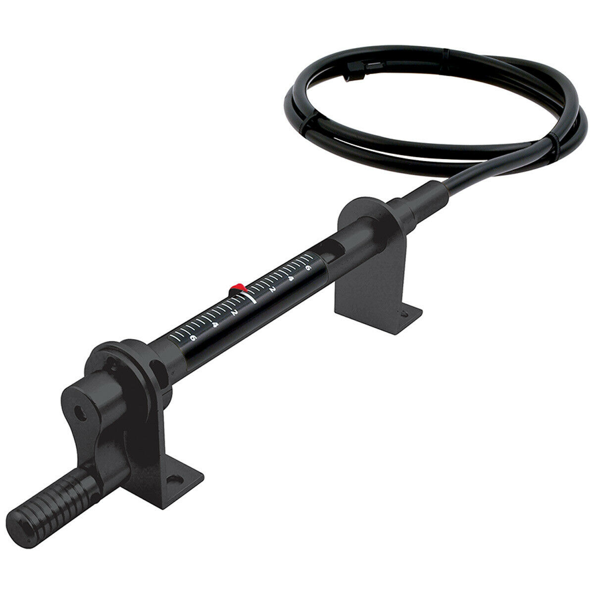 0.38 in. Short Crank Type Brake Bias Adjuster, Black