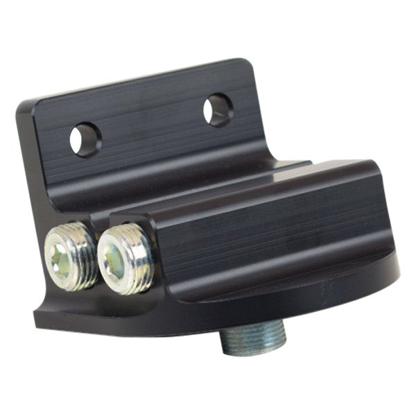 Billet Aluminum Remote Oil Filter Mount, 0.86 in. Thread