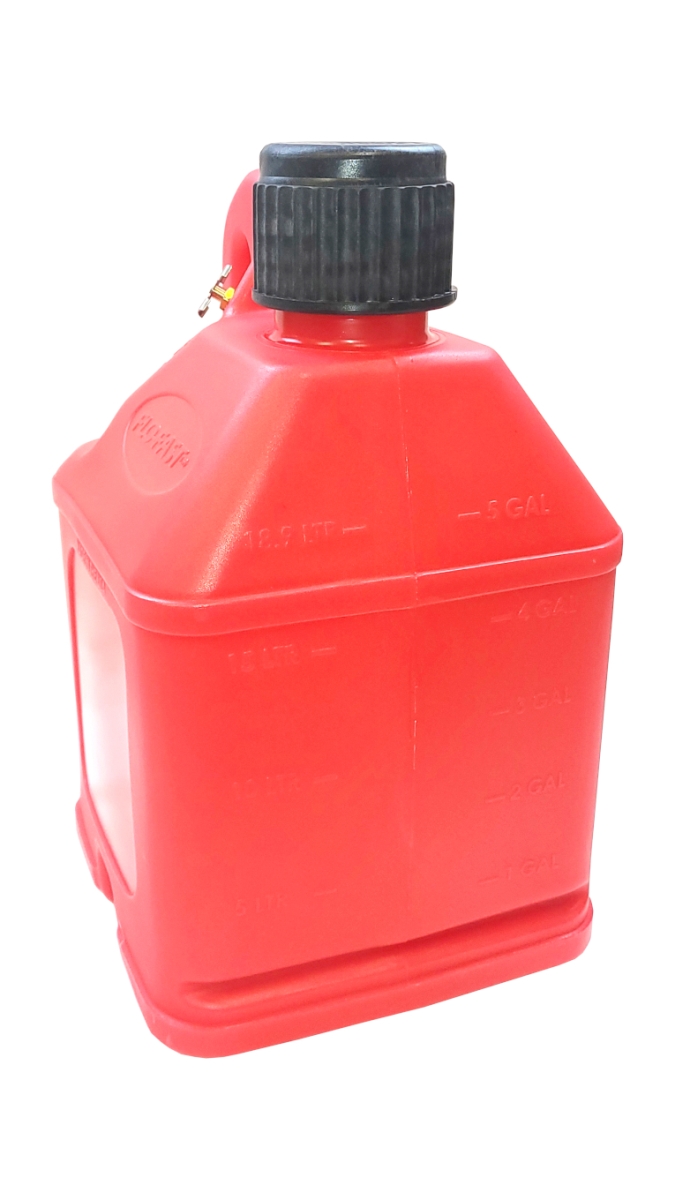 5 gal Stackable Utility Container, Red - Case of 3